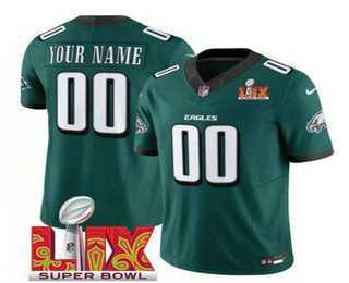 Men & Women & Youth Philadelphia Eagles Customized Green 2025 Super Bowl LIX FUSE Vapor Limited Jersey,We sell and wholesale Men & Women & Youth Philadelphia Eagles Customized Green 2025 Super Bowl LIX FUSE Vapor Limited Jersey on line form chian!